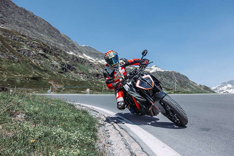 Silvretta High Alpine Road Motorcycling